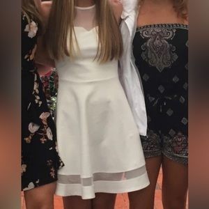 White graduation Dress